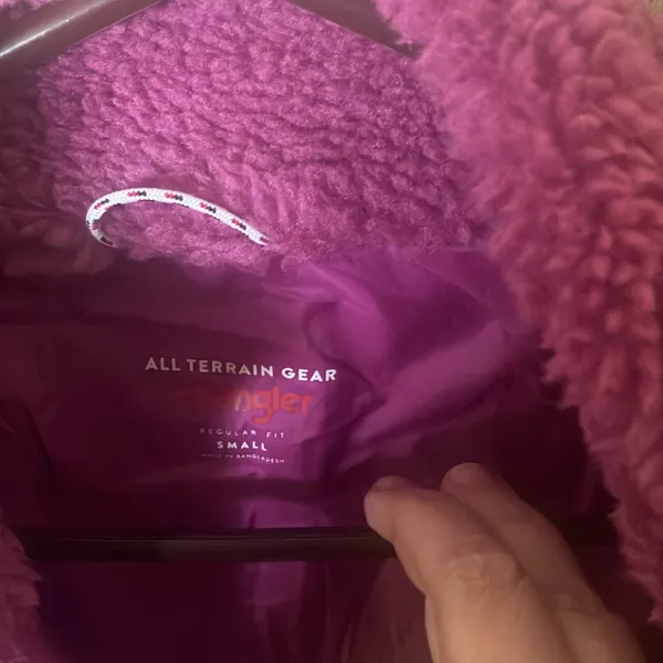 FINAL MARKDOWN Cozy wrangler lined Fleece Jacket - Purple small - Image 4