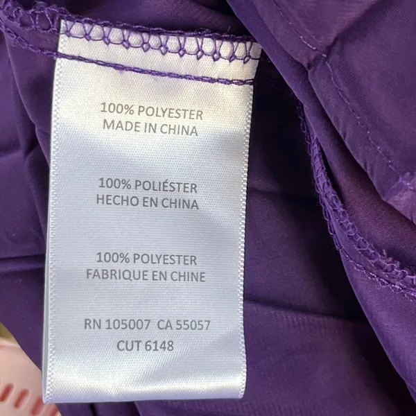 Marina Women's Dark Purple Pleated Sleeveless Midi Dress Size 10 - Image 8