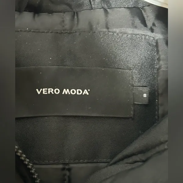 Vera Moda Womens Black Parka Coat Size Small - Image 5