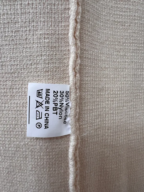 Anrabess cream button front Cardigan size L Tan Size L - Image 7