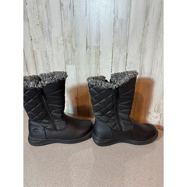 Totes Rain Boots NWOT Size 6 Black Waterproof‎ - Image 3