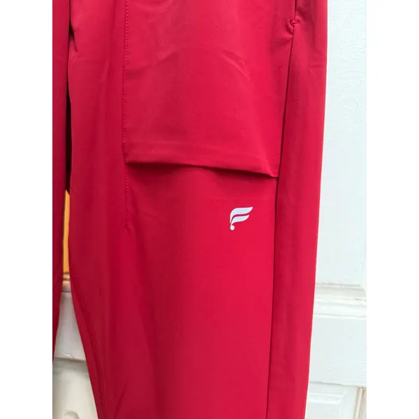Fabletics Womens Holly Berry Jogger‎ Red Activewear Pants Drawstring Size XS NWT - Image 4