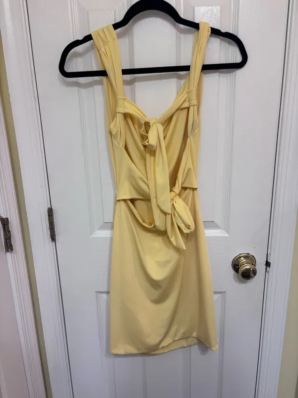SheIn Yellow mini dress - Image 3