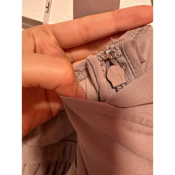 Lulus Air of Romance Taupe Maxi Dress Size Large - Image 9