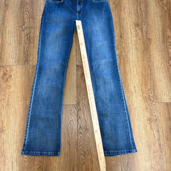 Wrangler Bootcut blue‎ Jeans Medium Wash Stretch Denim Womens 30x32 y2k western - Image 8
