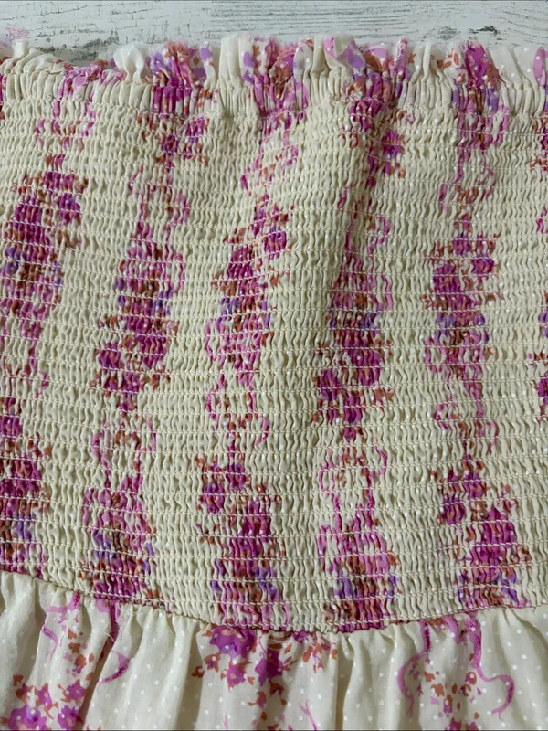 LoveShackFancy Aldana Mini Skirt in French Lilac - Image 6