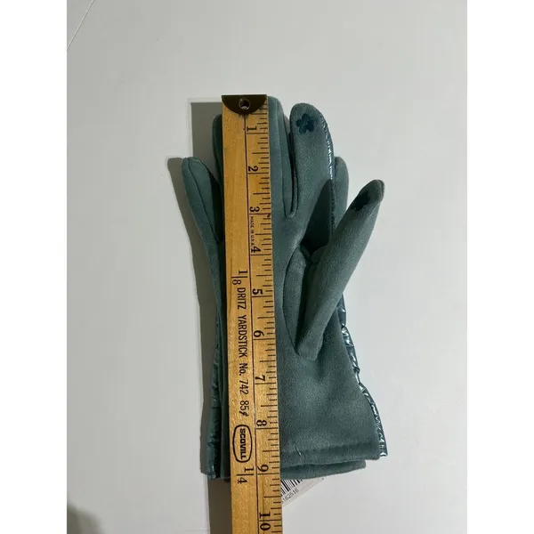 Avenue 9 Puffy Texting Gloves Blue Quilted‎ Winter Warm Insulated Womens - Image 4