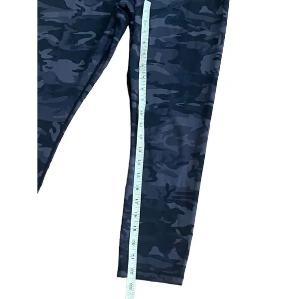 Zyia womens black gray camo 7/8 length‎ athletic leggings yoga pants sz 8-10 - Image 6