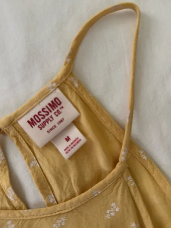 Mossimo Supply Co Yellow strappy dress - Image 2