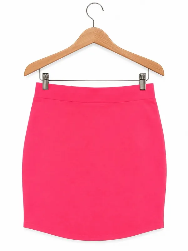 H&M Hot Pink High-Rise Mini Skirt - Image 4