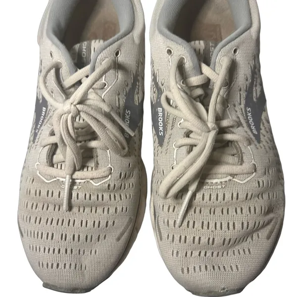 Brooks Ghost 13 Womens 8.5 Gray Running Shoes Lace Up Low Top - Image 8