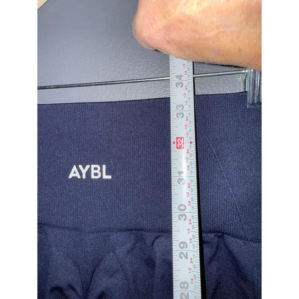 AYBL Women's Navy Blue High Waist Leggings Medium - Image 4