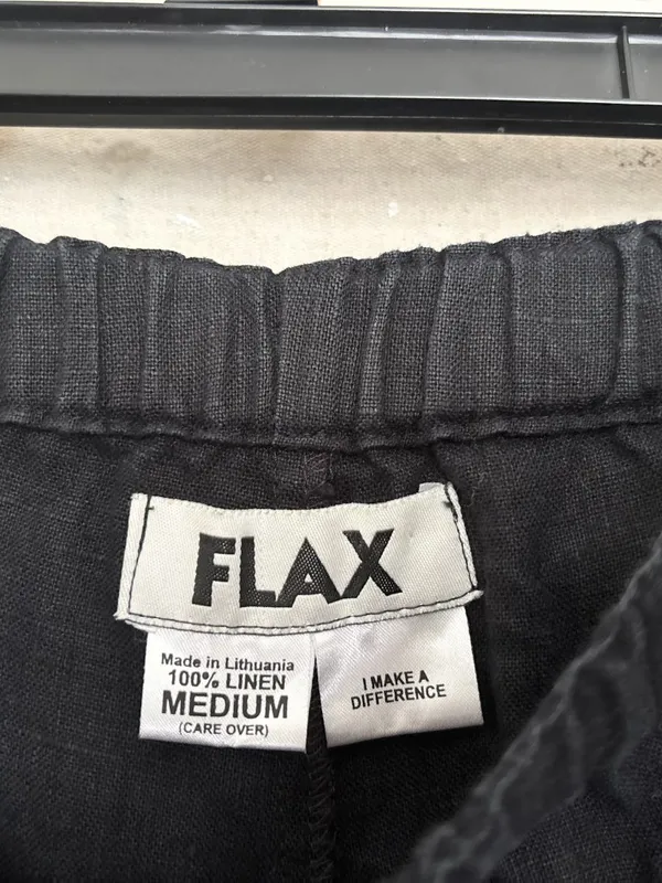 Flax Wide Leg Linen Pants - Image 2