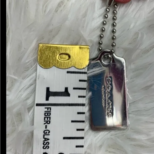 COACH Flower Charm with Mini Hang Tag Bag Charms - Image 5