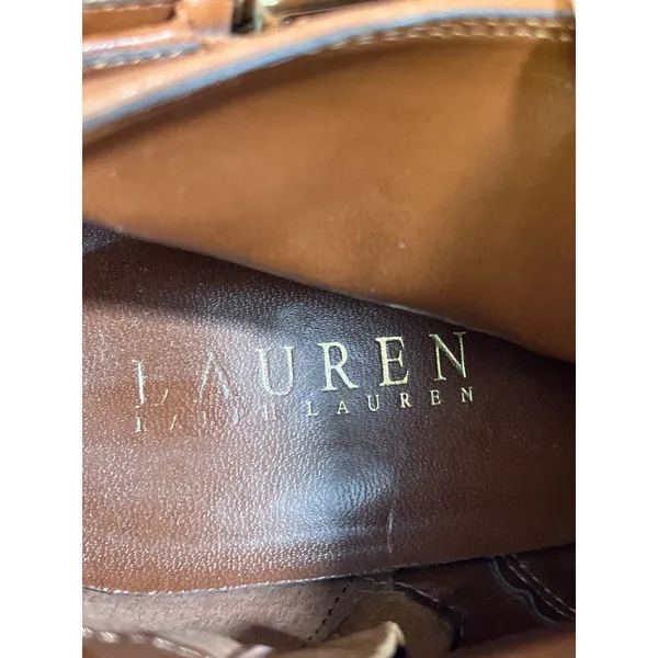 Lauren Ralph Lauren Lorelei Women's Brown Shoes/Heeled Boots Sz 8.5B SKU 5461 - Image 10
