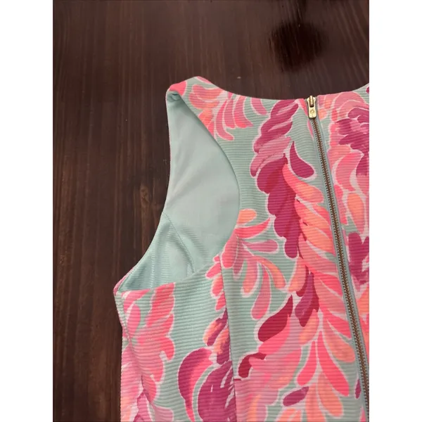Lilly Pulitzer Love Birds Cove Tank Dress XS Textured Fit And Flare lined - Image 11