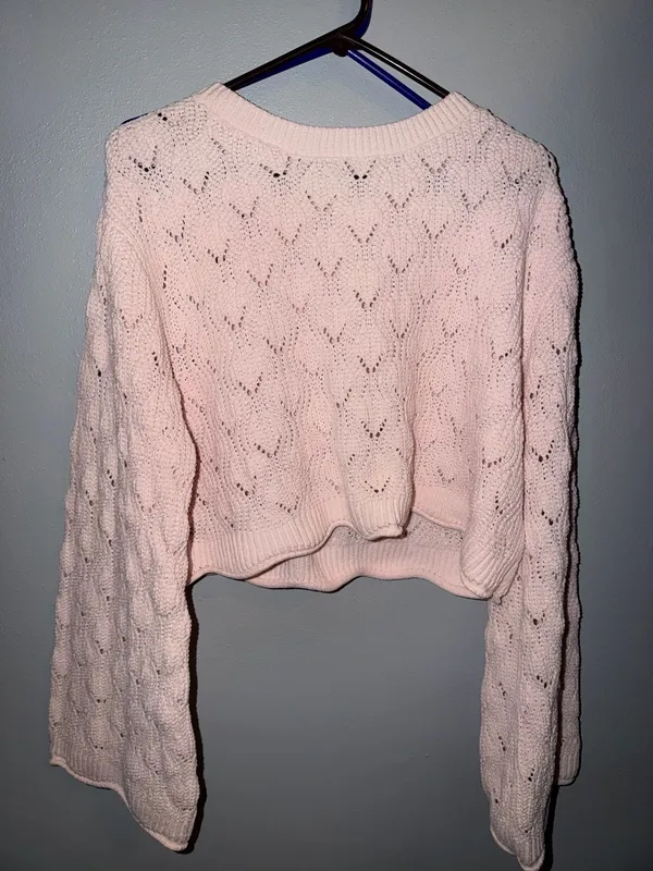 Francesca's Cropped boho sweater - Image 2