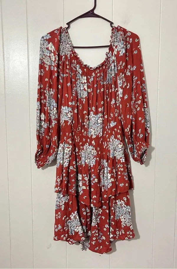 Urban Outfitters Saffron Skies l Off the Shoulder Mini Dress size L - Image 8