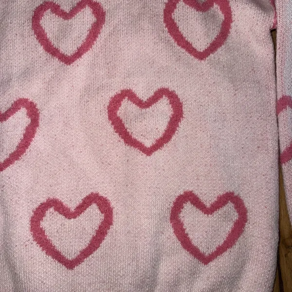 Heart sweater Pink Size L - Image 2