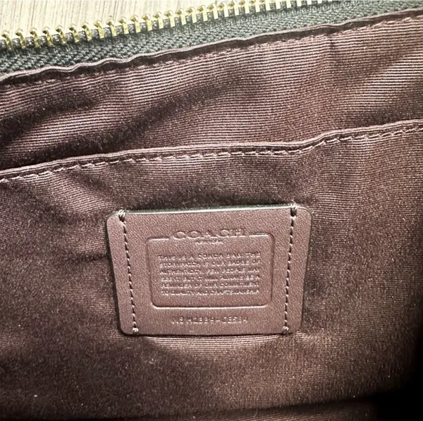 Coach Black Leather Clara Bag - Image 6