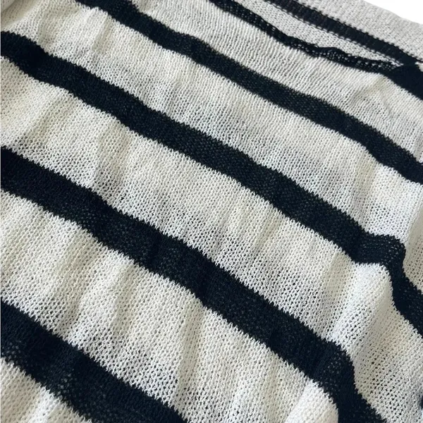 🖤 Revolve Unbranded Striped Sample Sweater – Black & White (Size‎ S) 🤍✨ - Image 2