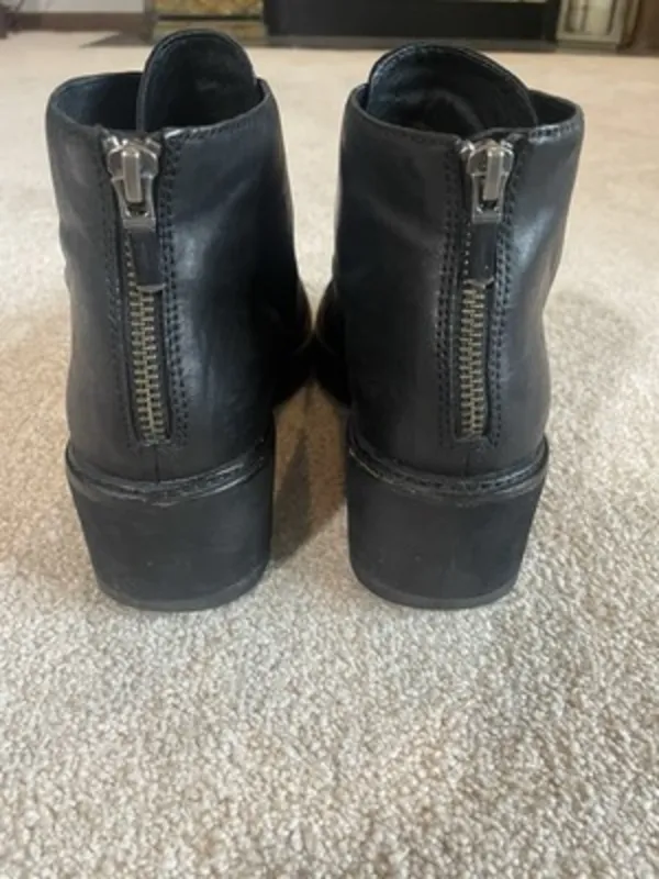 Eileen Fisher Casey Tumbled Nubuck Wedge Bootie‎ Size 6 - Image 6