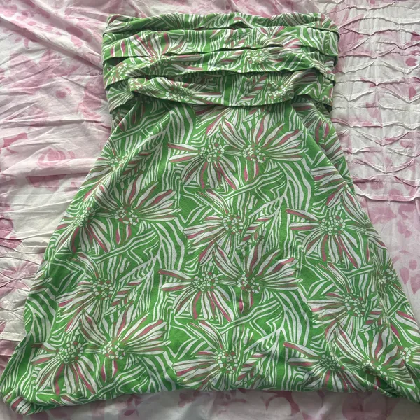 Lilly Pulitzer Dress green floral - Image 2