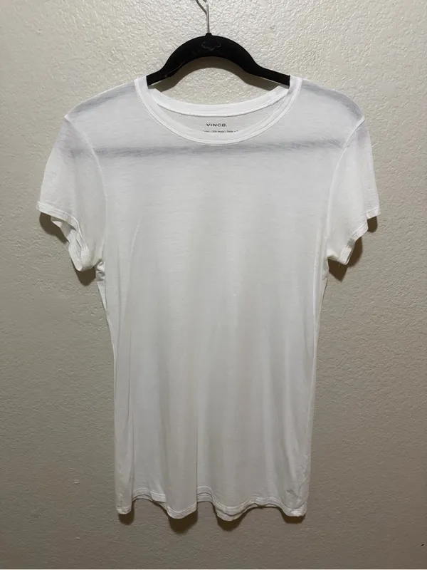 Vince Little Boy T-Shirt Size Medium Pima Cotton Modal Minimalist Classic - Image 2