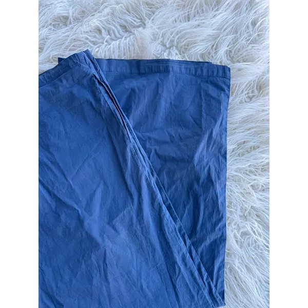 Skims Cotton Poplin Straight Leg Pant Harbor Size Small - Image 5