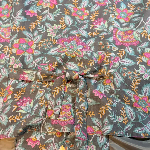 VTG Pendleton womens blue floral print button up vest. Size 6. grandmacore - Image 2
