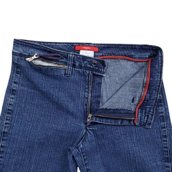 Vintage Vertigo Paris Bootcut Jeans Womens Size 4 Denim France Y2K - Image 4