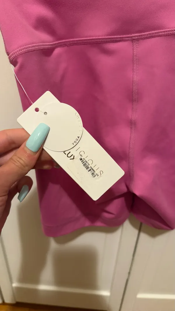 Yogalicious Pink Biker Shorts - Image 5