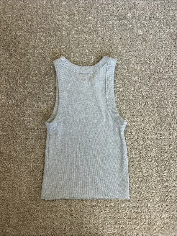 Gray Aerie Ribbed Tank Top Size XS! - Image 3