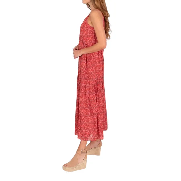 Joie Tea Rose Sleeveless Cotton Maxi Dress Medium - Image 2