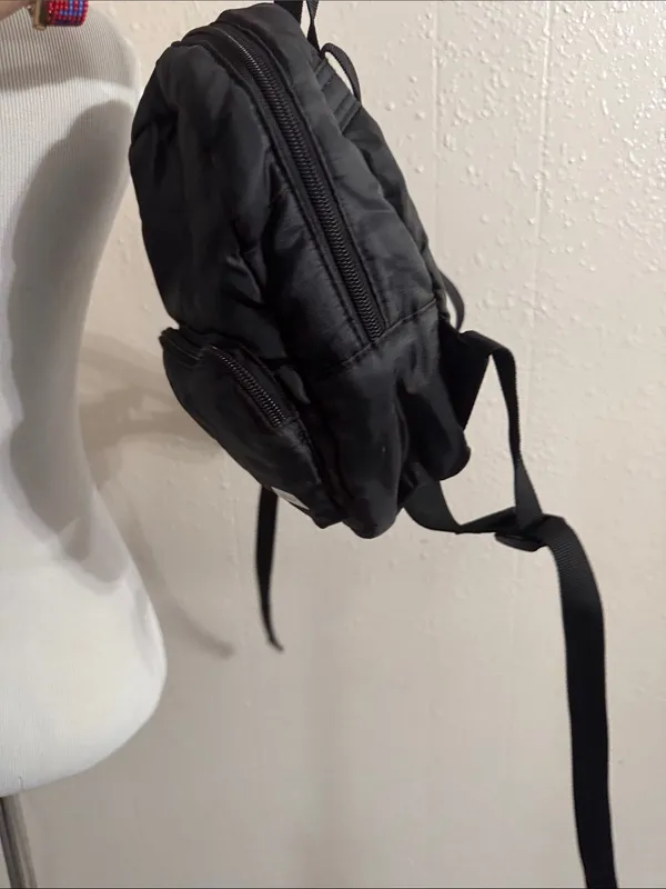 PINK Victoria's Secret Black Mini Backpack - Image 6