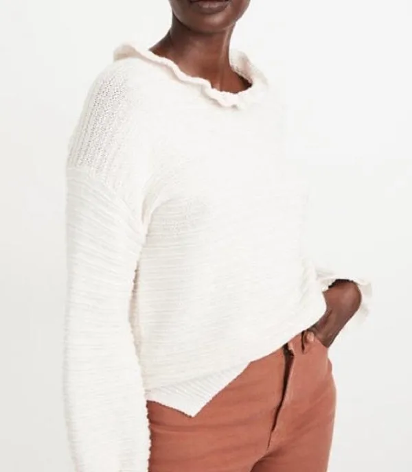 Madewell Ruffle Sweater - Image 2