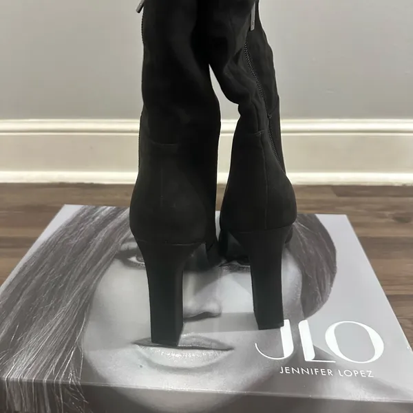 JLO JENNIFER LOPEZ Black Krim Boots Size 10 - Image 9
