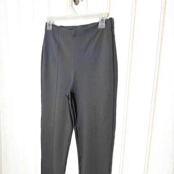 Halara Flex SculptKnit High Waisted Pocket Slim Work Pants Sedona Sage Grey M - Image 6