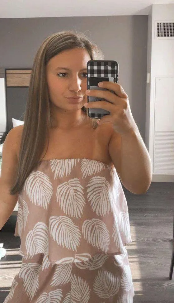 Pink Strapless Romper - Image 3