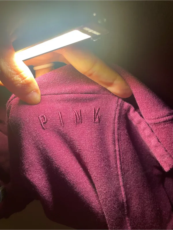 PINK Victoria's Secret Plum Purple Cowl Neck Sweatshirt Small Pullover - Image 2