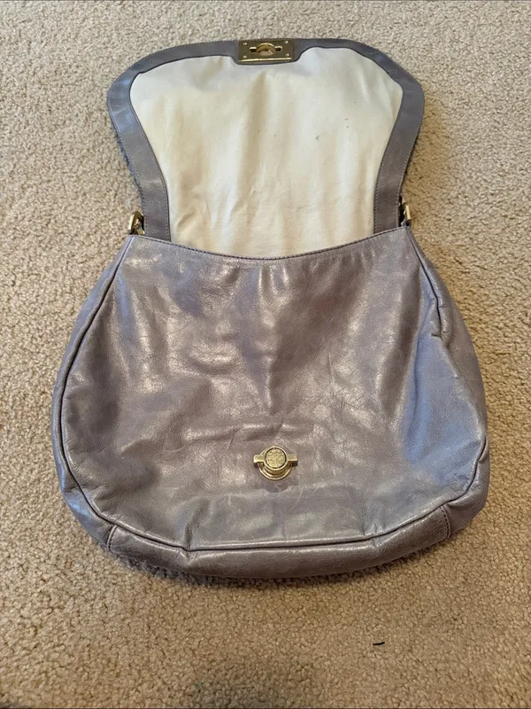 Tory Burch Gray Hobo Shoulder Bag - Image 9
