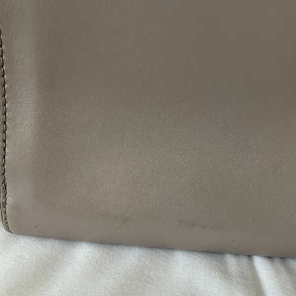 Kate Spade Authentic Gorgeous Light Gray/Taupe Leather Bag Purse 🌺🌺 - Image 15