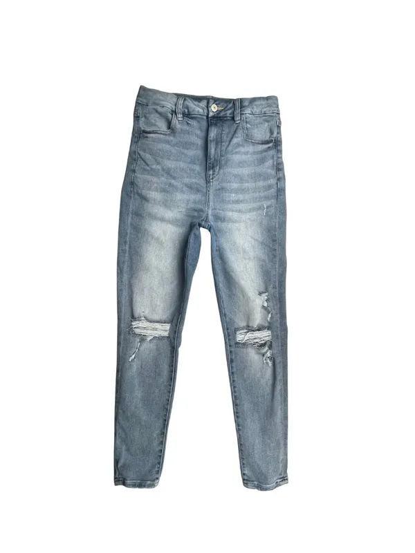 American Eagle Next Level Stretch High Rise Distressed Jegging Jeans Size 10 - Image 2