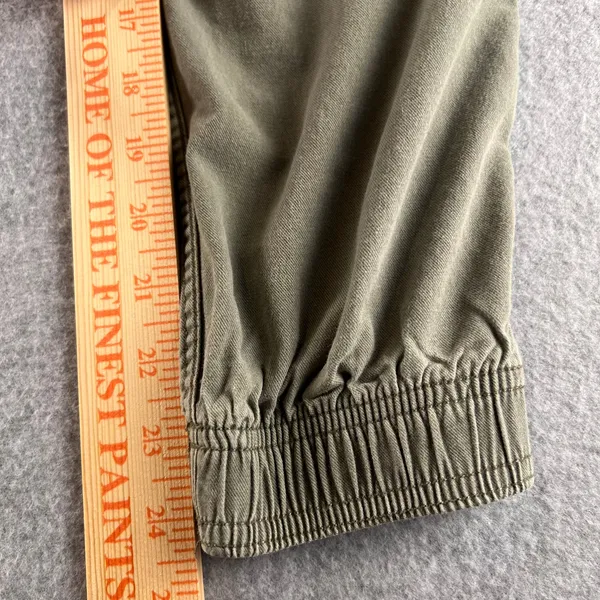 Hollister Pants Women's small Olive green Ultra high rise jogger elastic waist. - Image 5