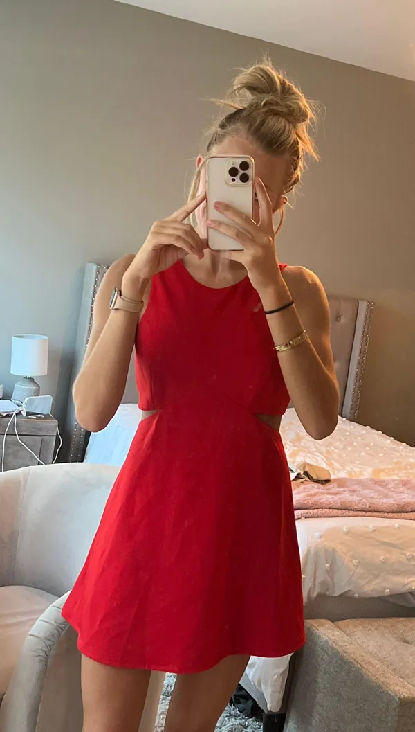 Express Dress Side Cut Out Detail - Image 2