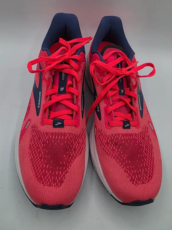 Brooks Launch 9 Womens Running Shoe Sneakers Pink Fuchsia Cobalt Size 10 Workout - Image 4