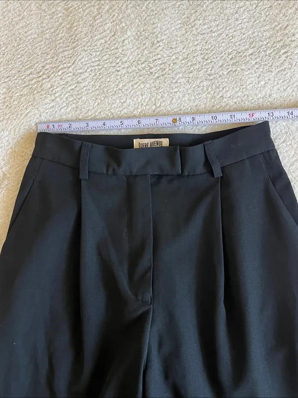 Djerf Avenue Favorite Pants Quiet Luxury Relaxed‎ Wide Leg Trouser XS - Image 4