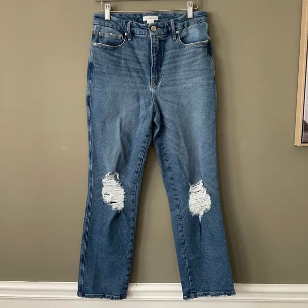 Good American Good Curve Straight Jeans Indigo 337 8/29 - Image 2