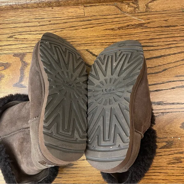 UGG Brown Fur Lined Boots - Image 5