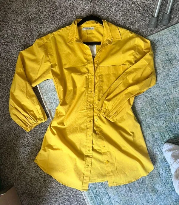 Abercrombie Oversized Shirt Dress - Image 2